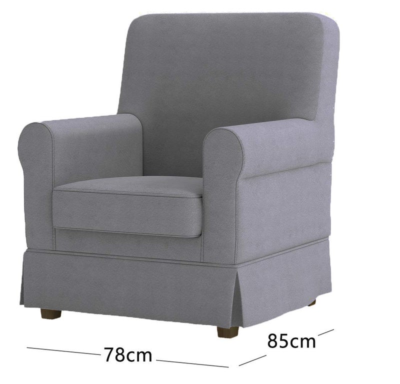 Custom Slipcover Replacement The Ektorp Jennylund Cover Replacement is Custom Made for IKEA Jennylund Chair. an IKEA Armchair Sofa Slipcover Replacement (Blue) - Image 5